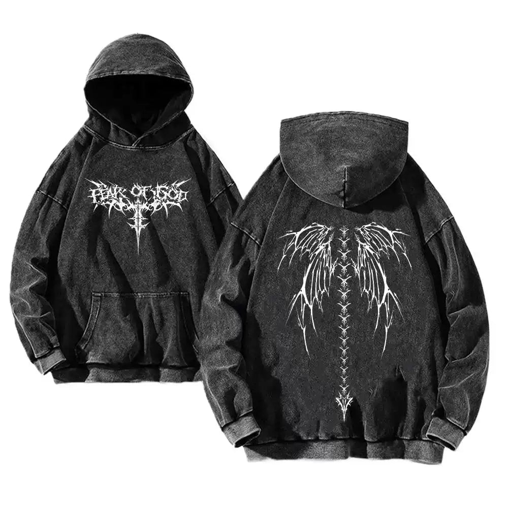 Goth Spine Hoodie