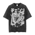 Black White Denji Action Tee