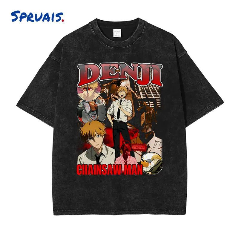 Denji Collage Portrait Tee