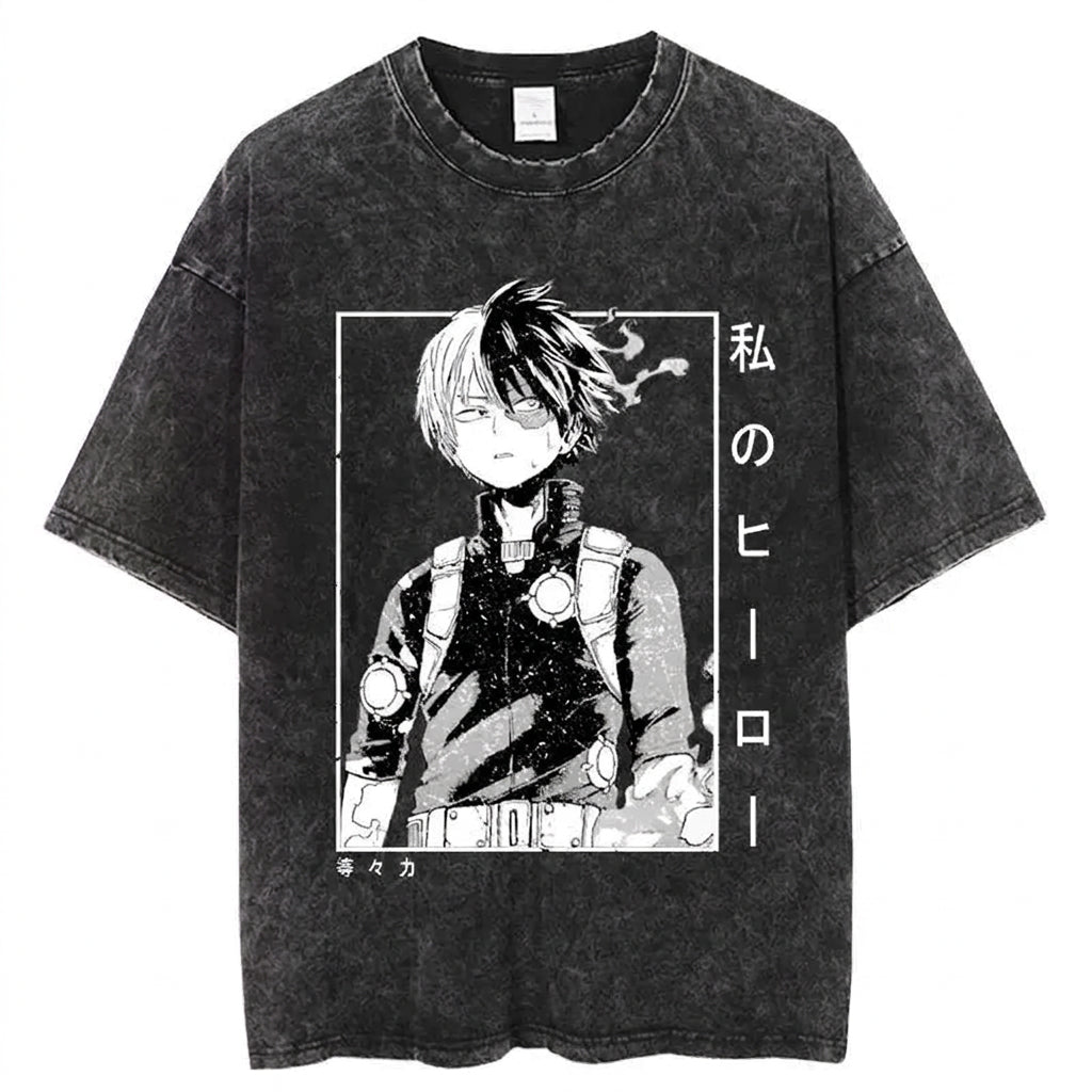 Vertical Kanji Shoto Anime Tee