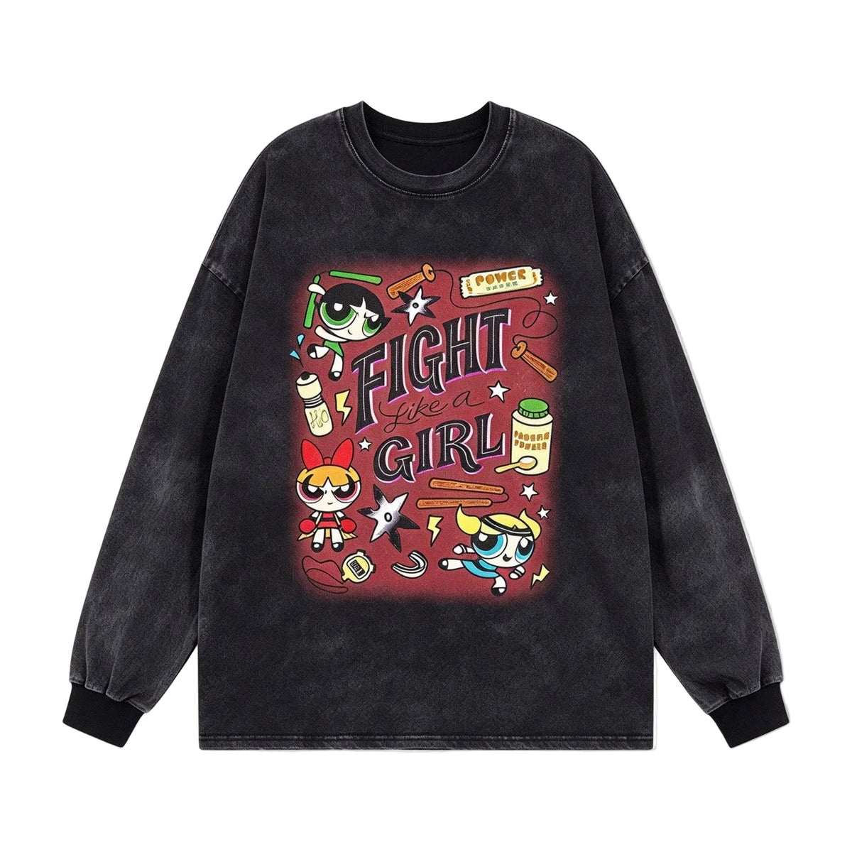 Powerpuff Fight Girl Longsleeve