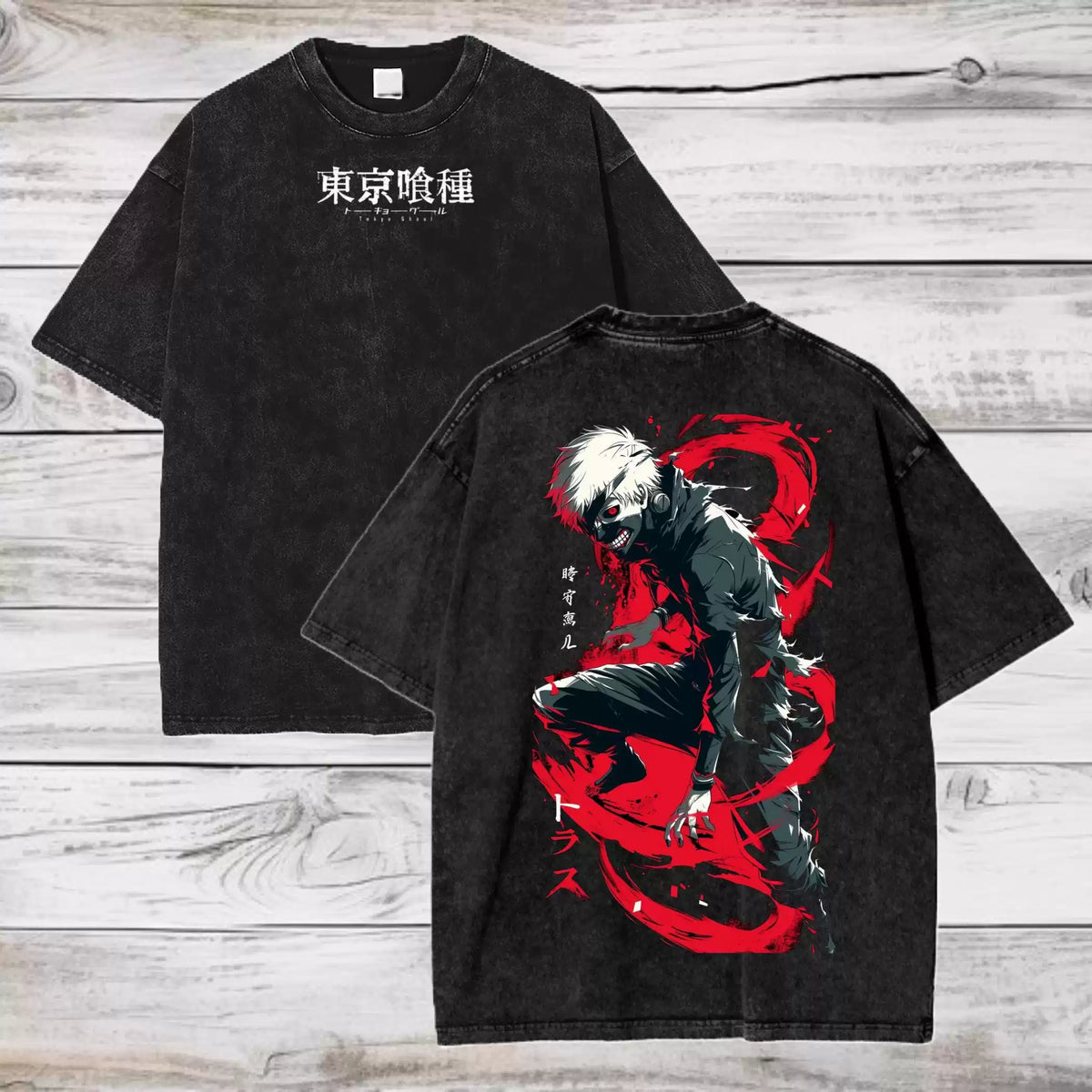 Kaneki Red Accent Tee