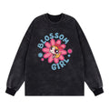 Blossom Floral Text Graphic