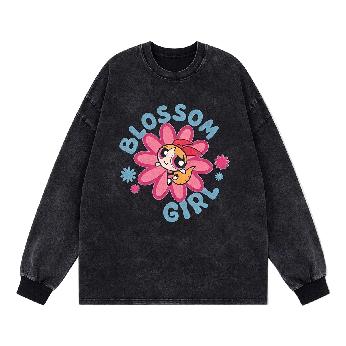 Blossom Floral Text Graphic