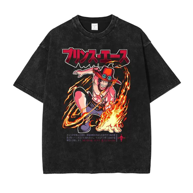 Fire Ace Anime Tee
