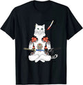 Tattooed Samurai Cat Shirt