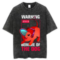 Cartoon Pochita Warning Tee