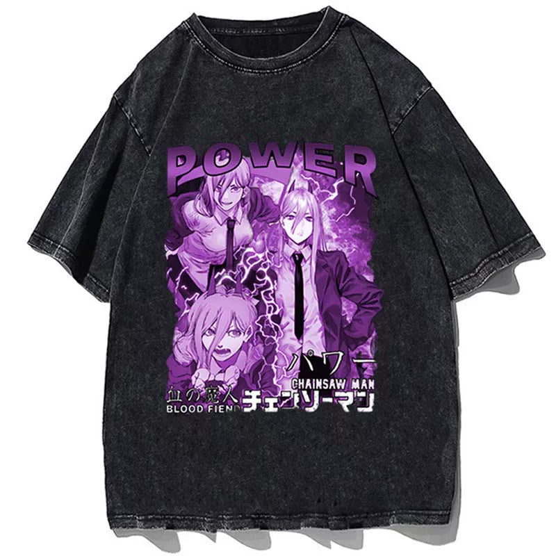 Purple Tone Power Character Collage Tee
