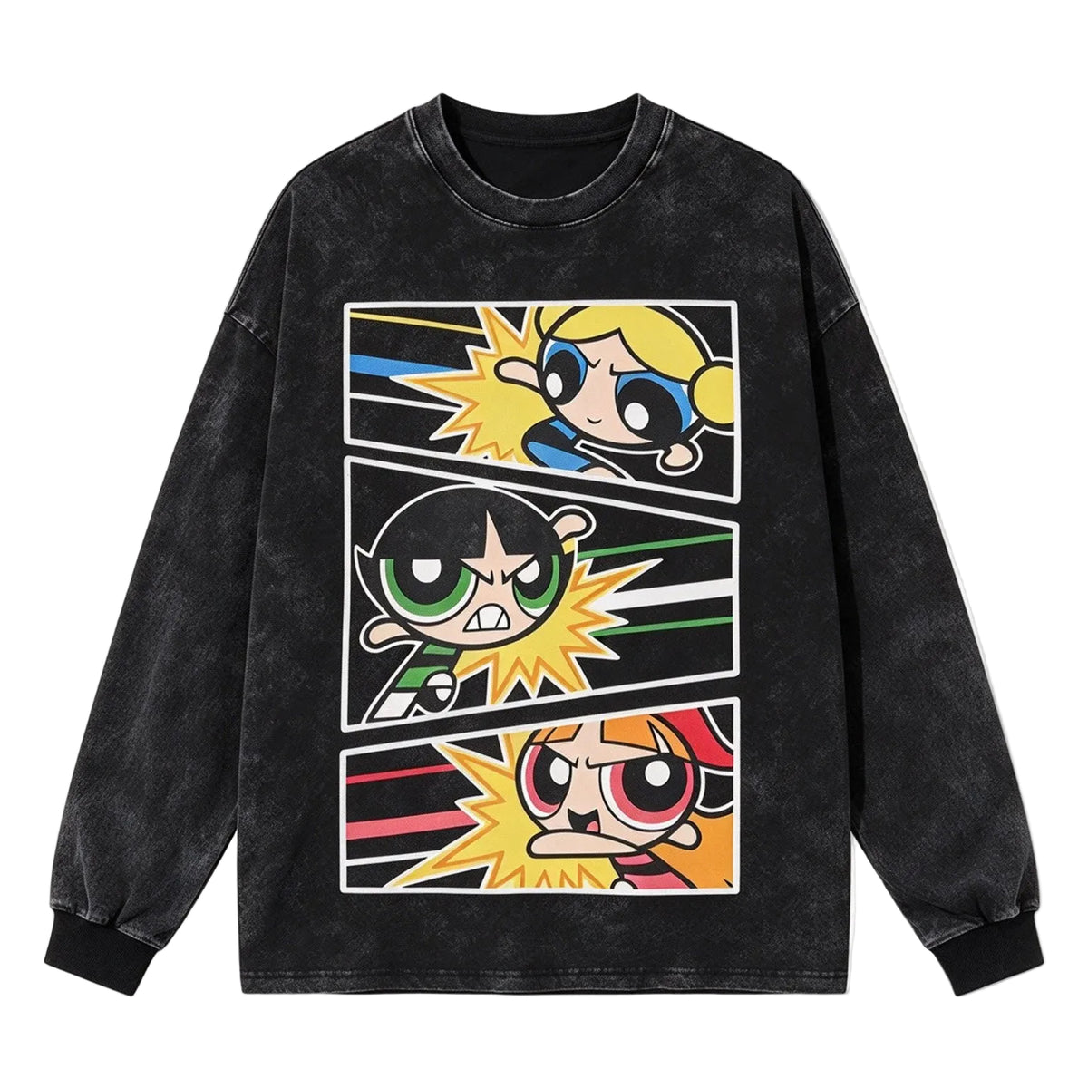 Powerpuff Comic Strip Art Print