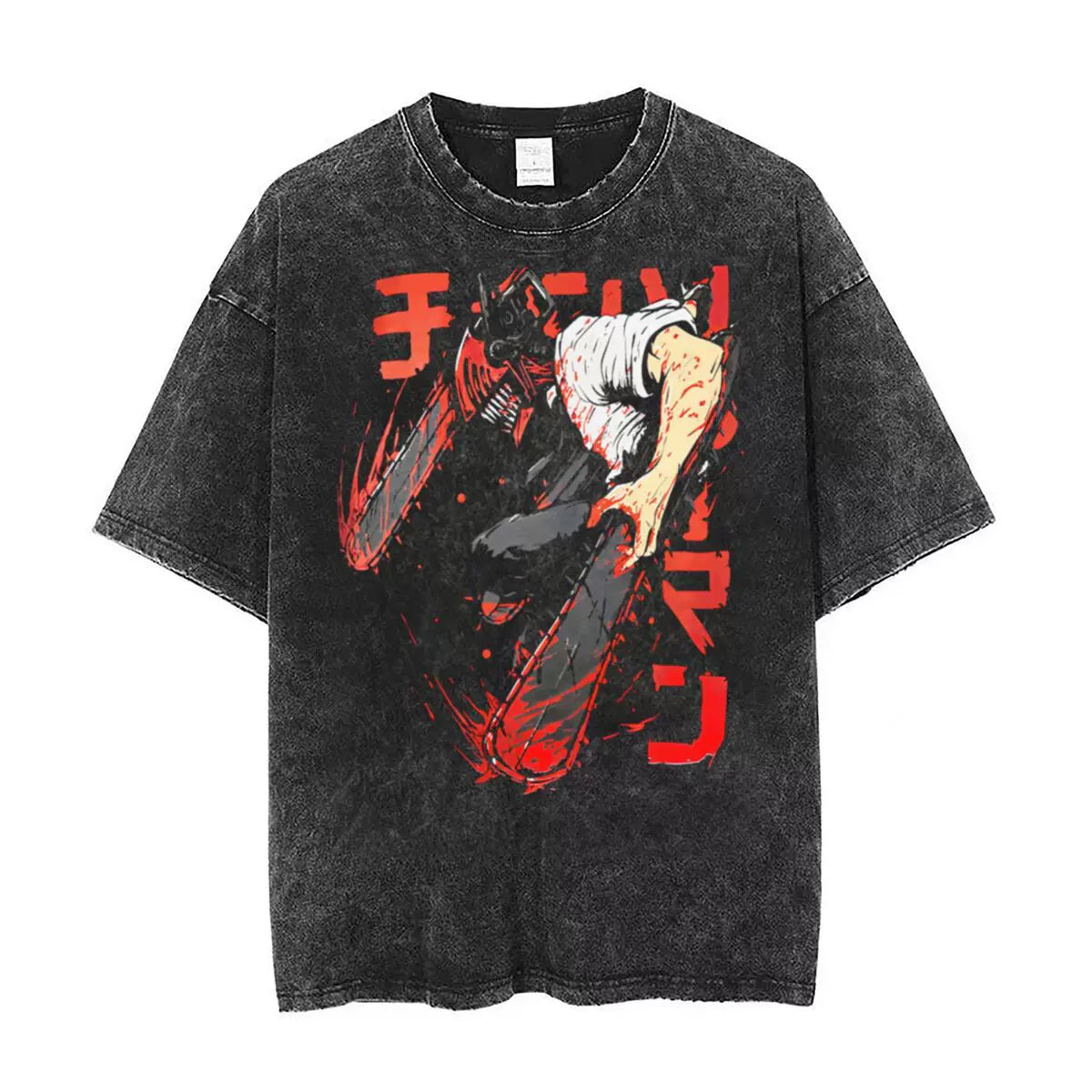 Red Denji Battle Tee