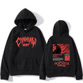 Pochita Red Print Hoodie