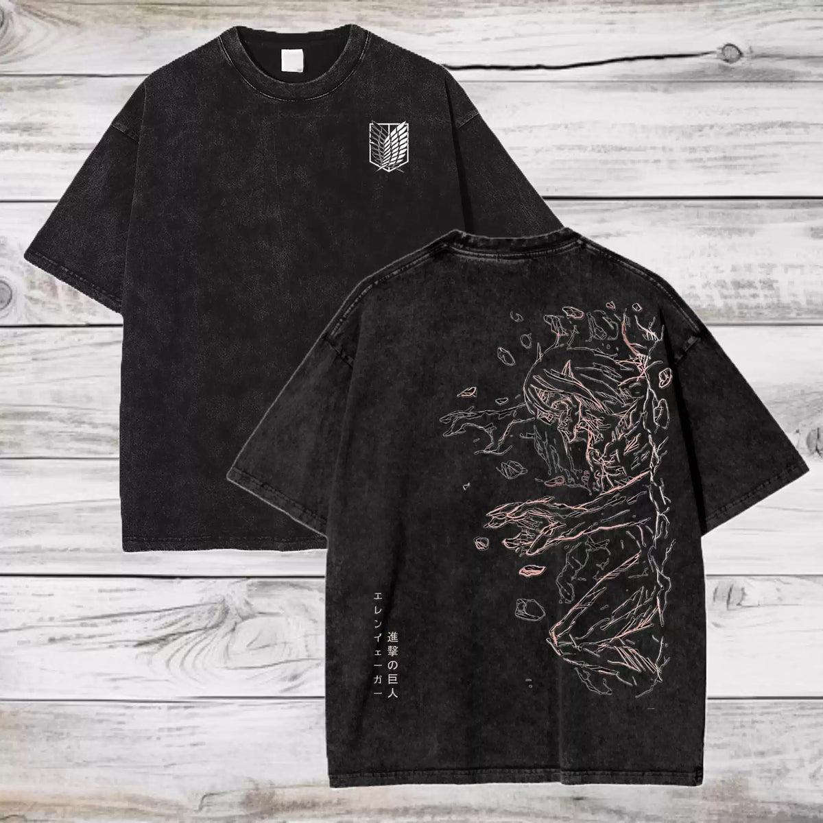 Eren Titan Side Print Tee