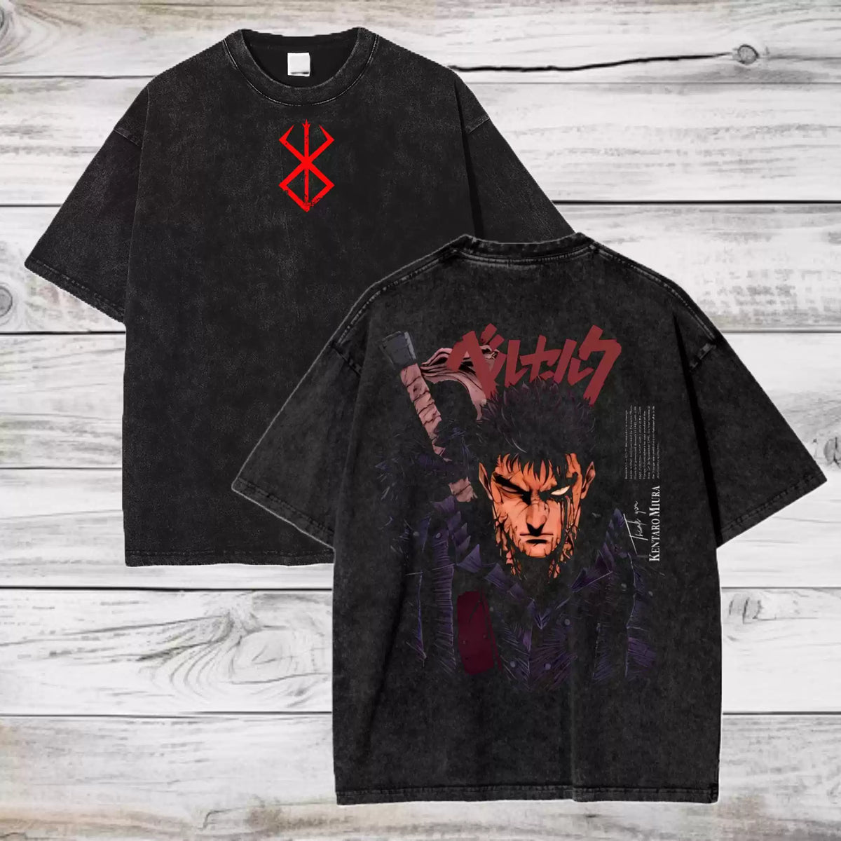 Guts Dark Back Print Tee