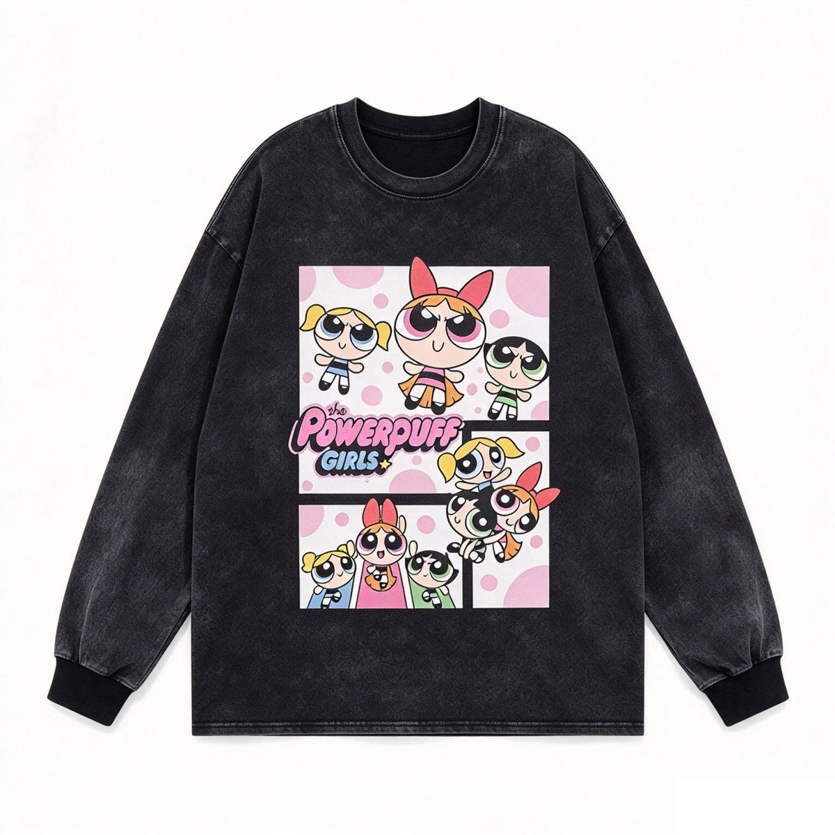 Powerpuff Comic Panel Longsleeve
