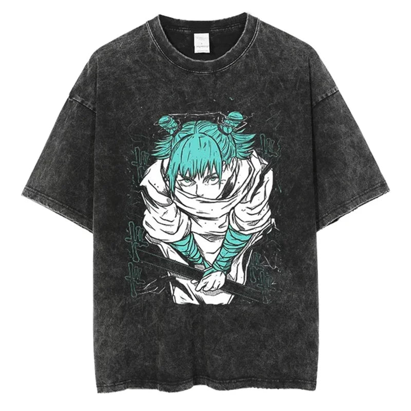 Hana Green Bun Tee