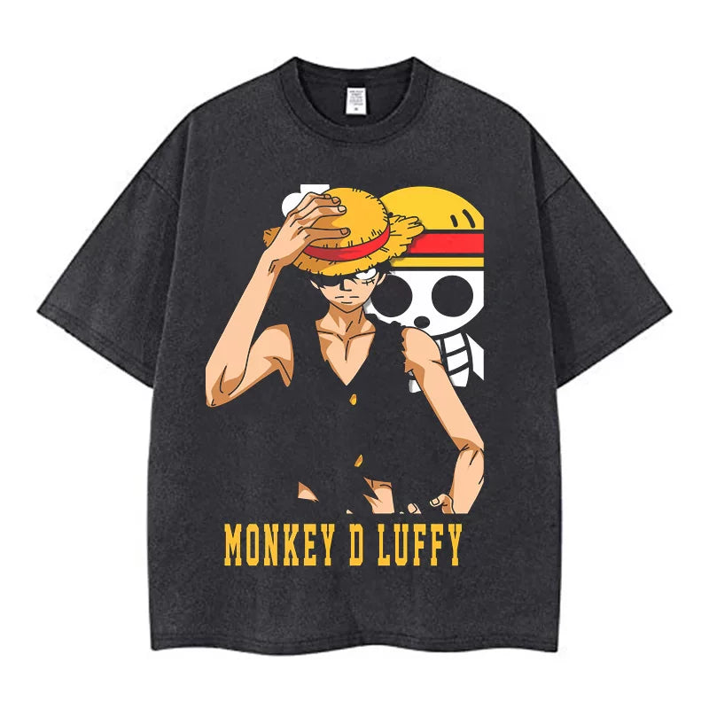 Classic Luffy & Jolly Roger Shirt