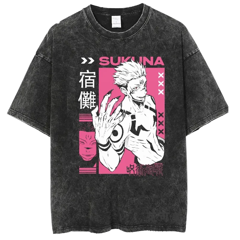 Pink Sukuna Poster Tee