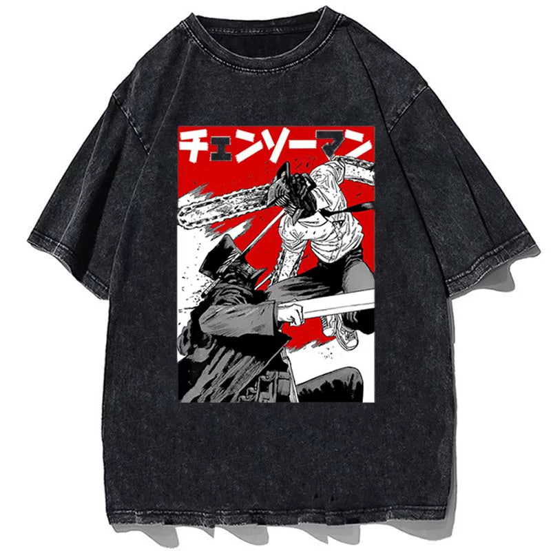 Retro Manga Fight Scene Tee