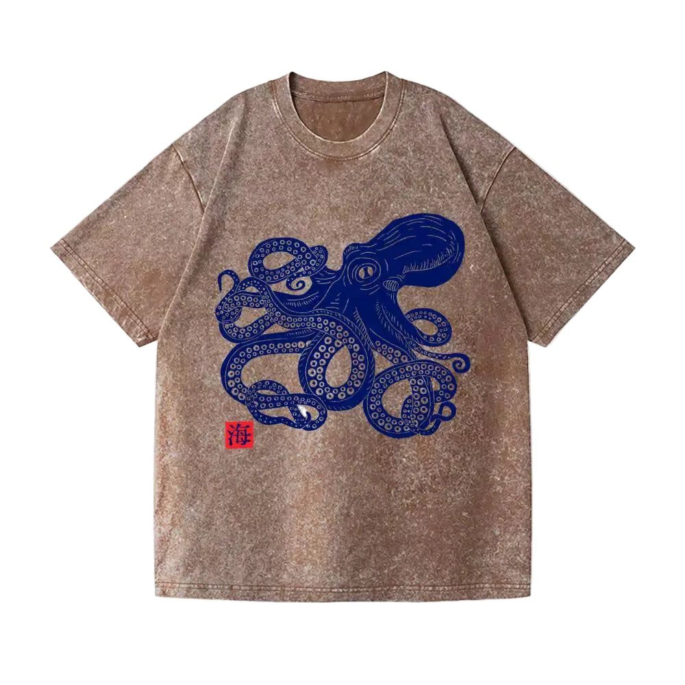 Blue Octo Tee