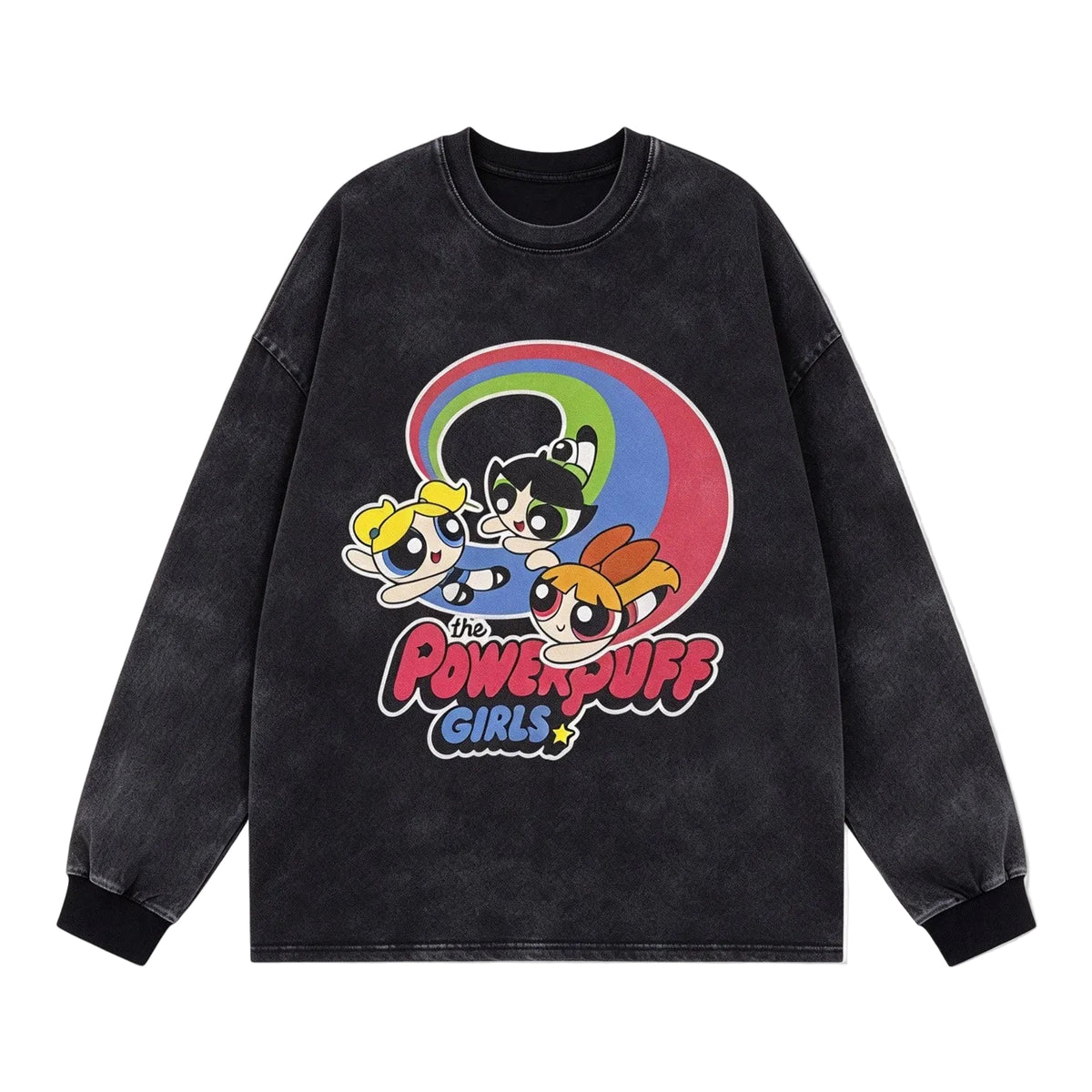 Powerpuff Rainbow Curve Longsleeve