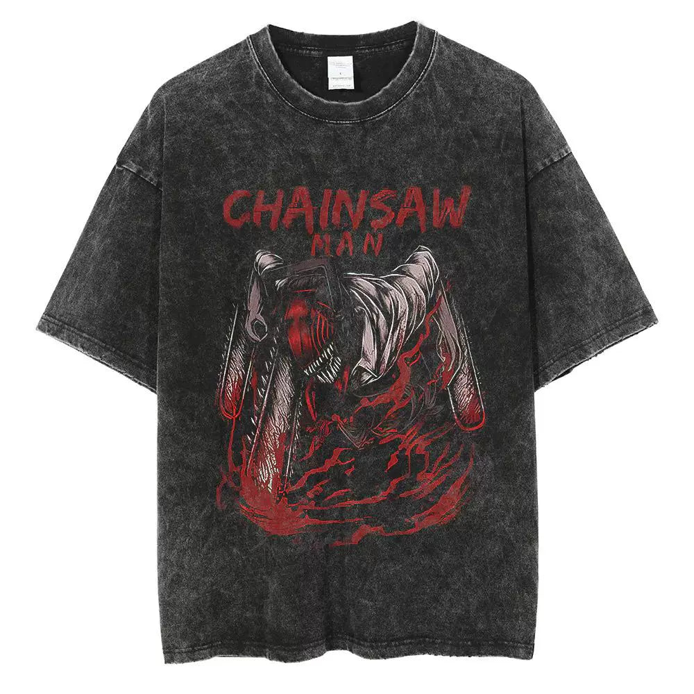 Red Flame Denji Devil Tee