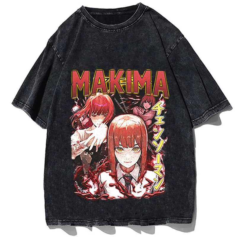 Magenta Makima Character Collage Tee