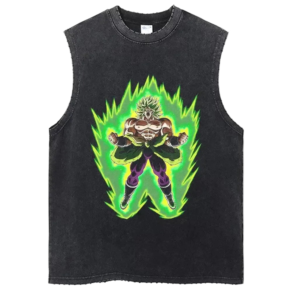 Broly Green Flame Tank