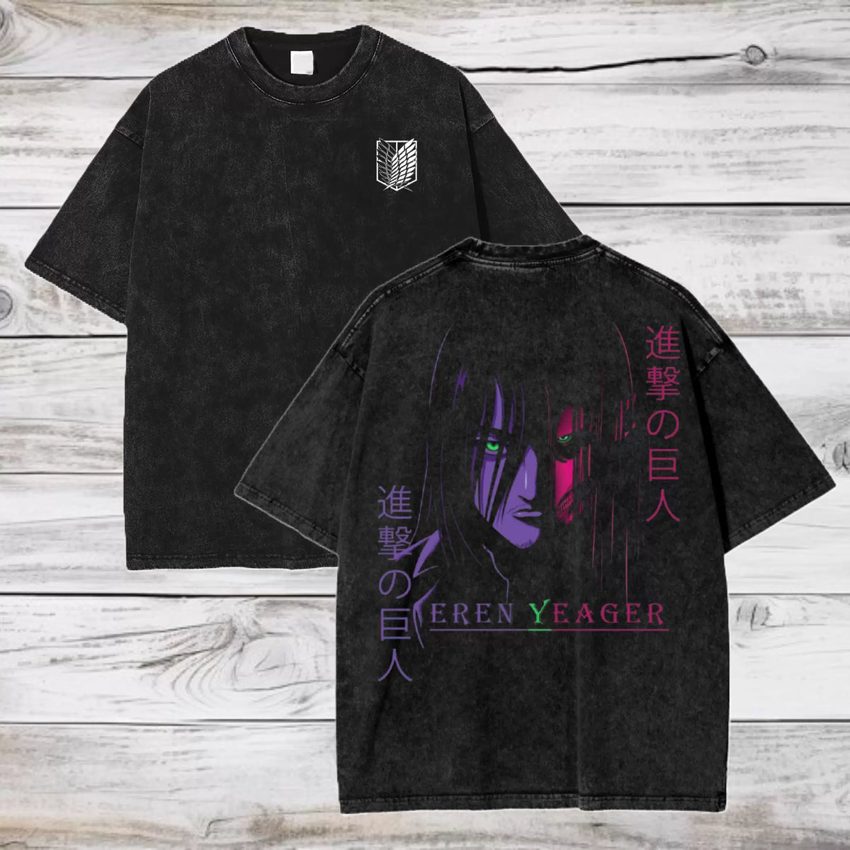 Eren Portrait Back Tee