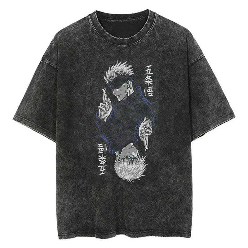 Cyan Border Gojo Tee