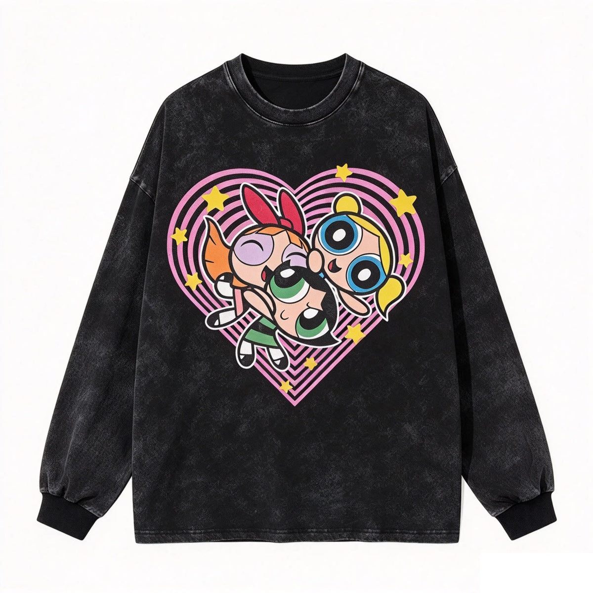 Powerpuff Trio Heart Longsleeve