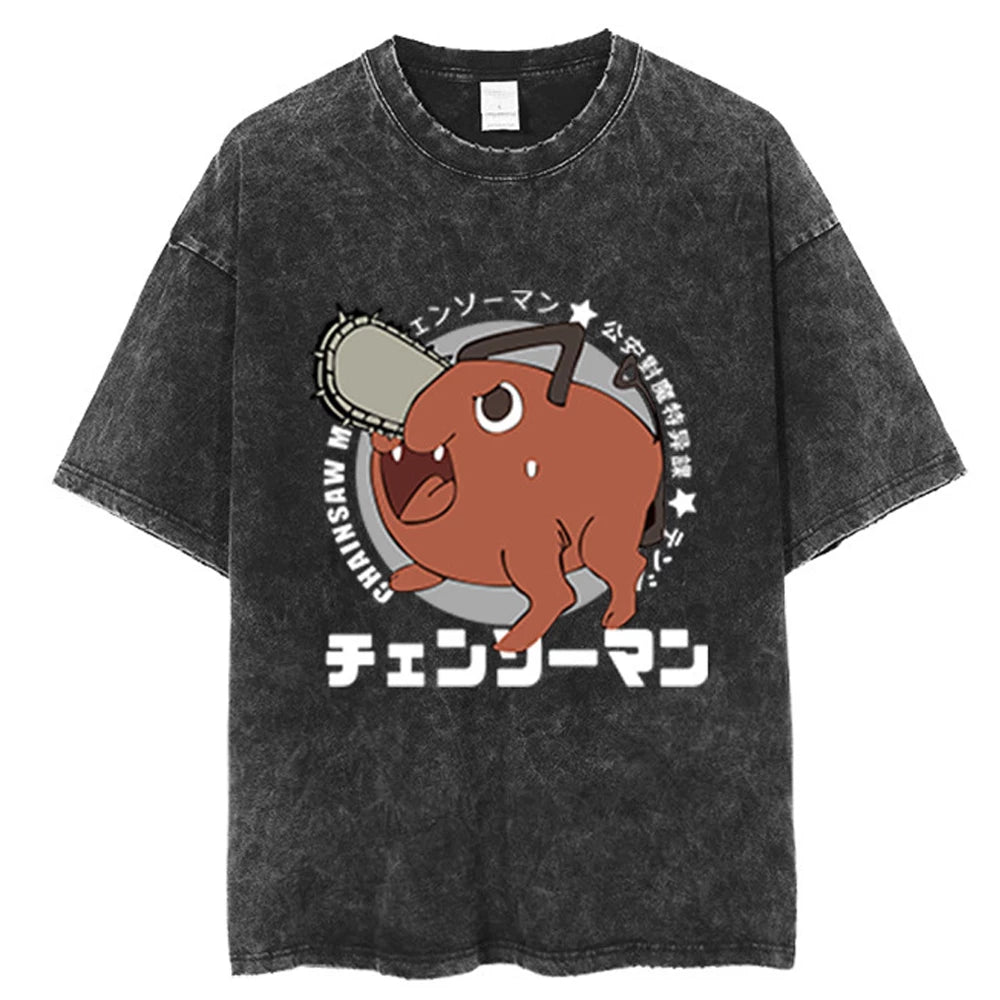 Round Stamp Pochita Tee