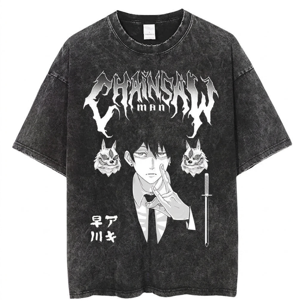 Dual Wolf Aki Hayakawa Tee