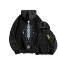 Vintage Acid Wash Cyberpunk Hoodie