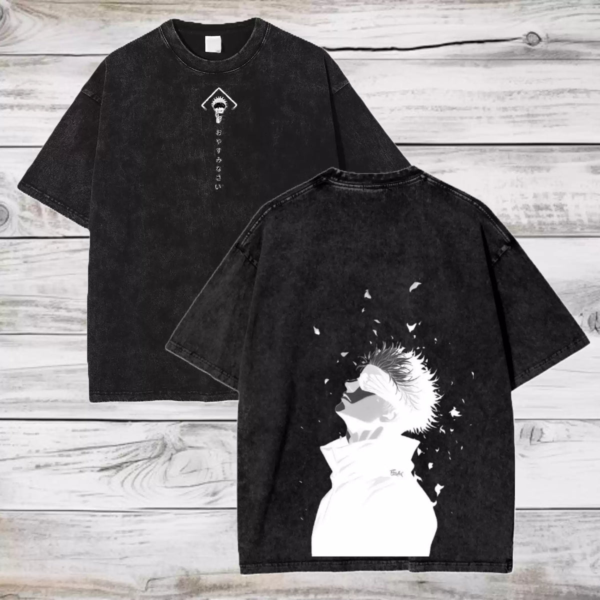 Gojo White Silhouette Tee