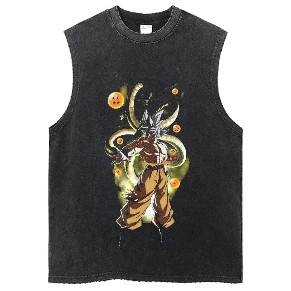 Goku Orb Print Tank