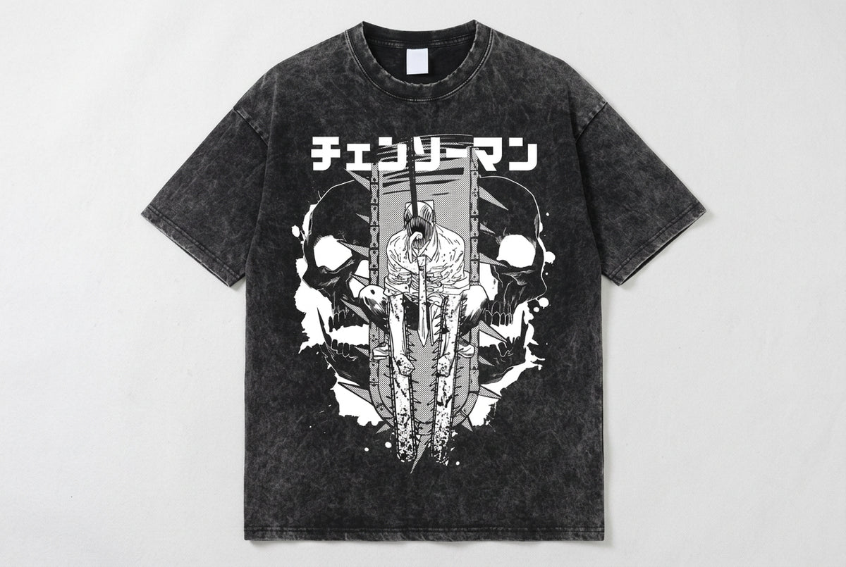 Dual Skull Aki Tee