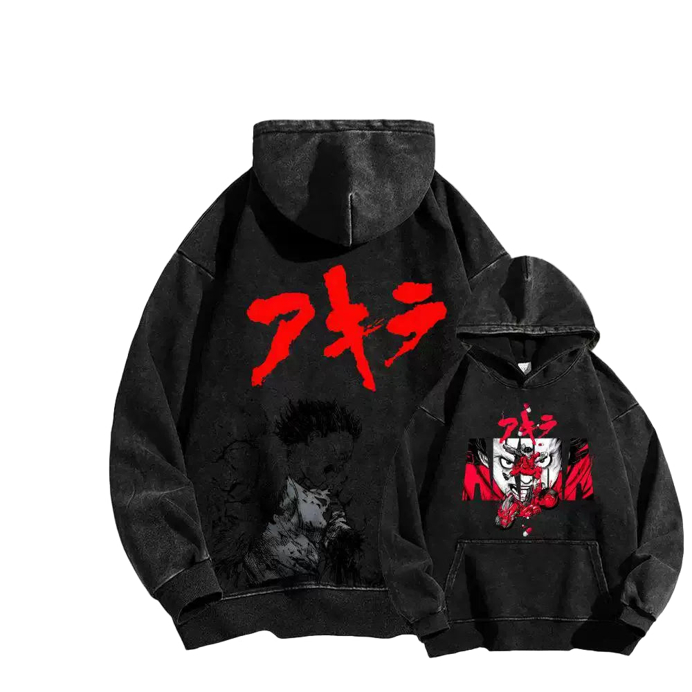 Akira Red Kanji Hoodie
