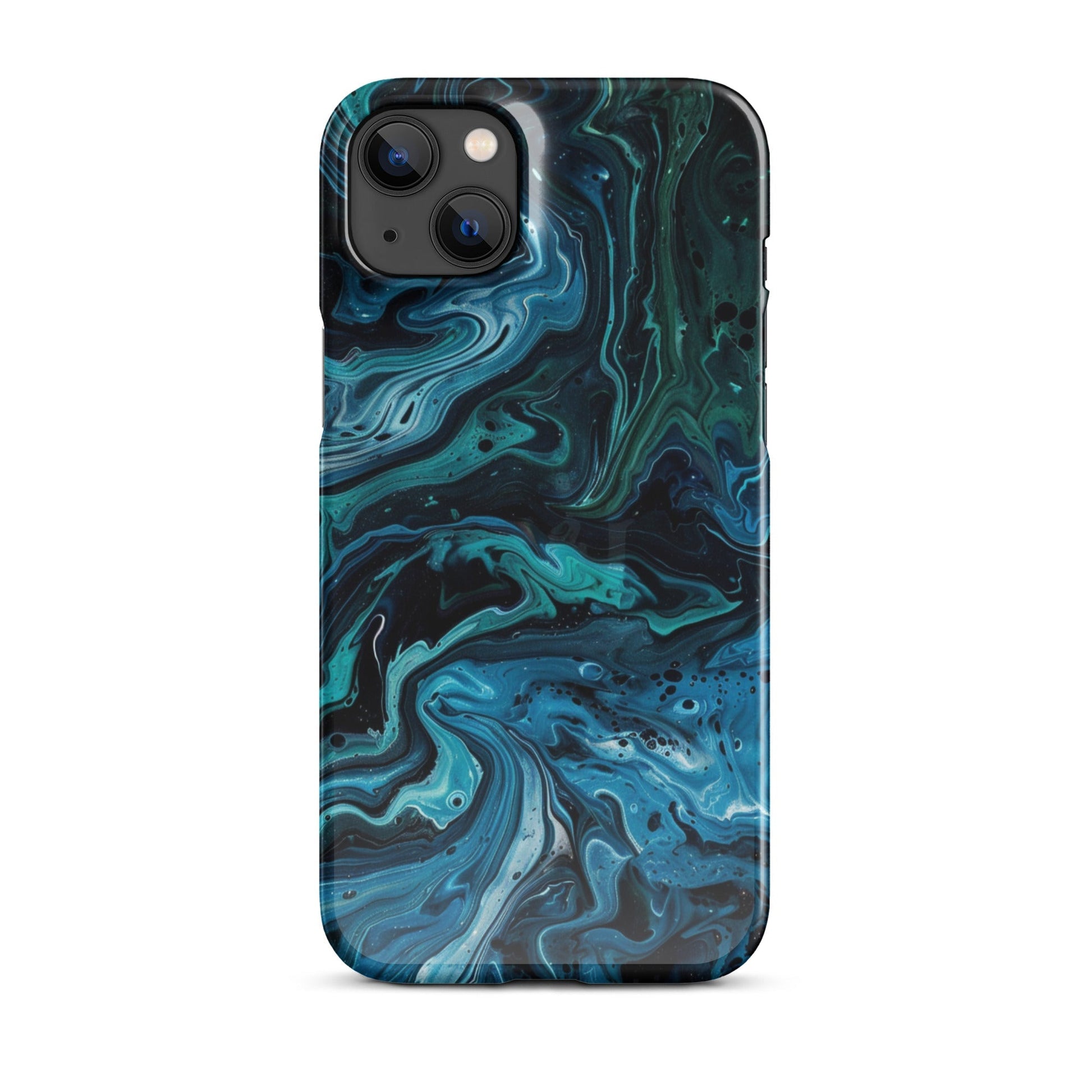 Abstract Blue Phone case for iPhone-24